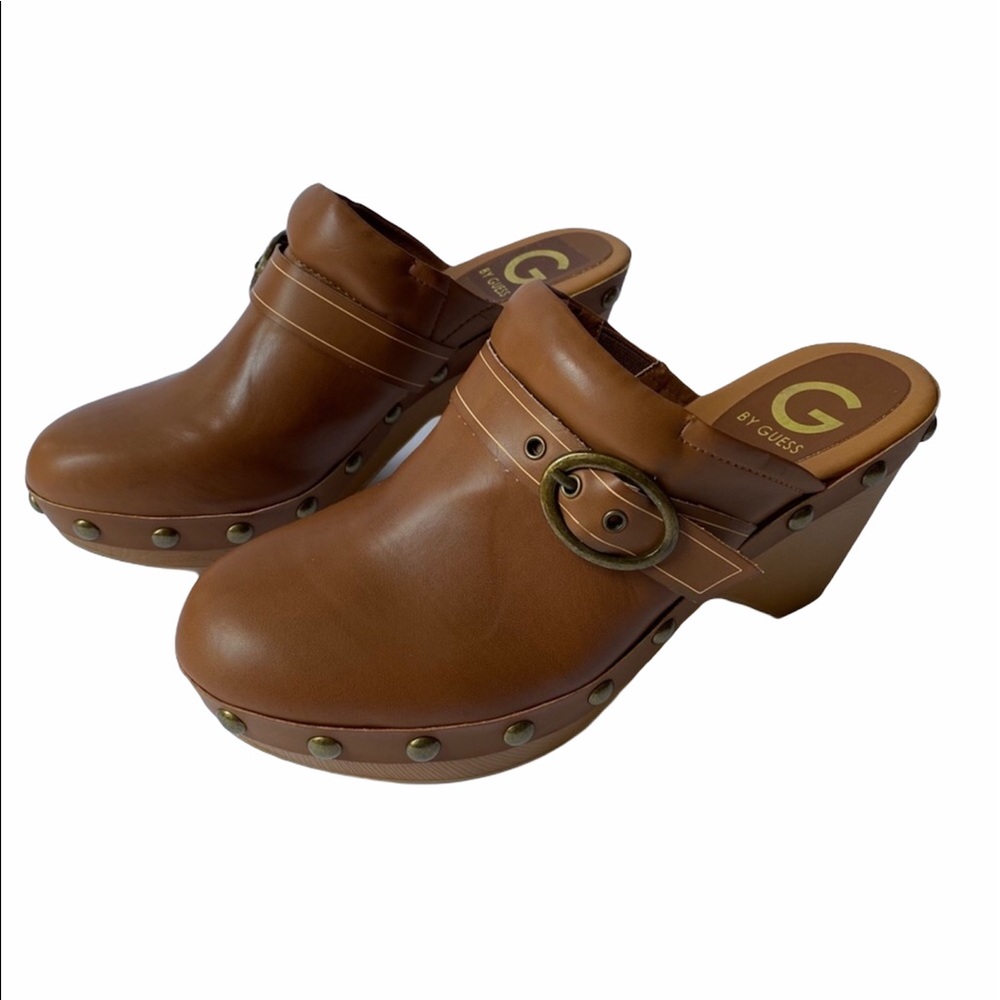 G By Guess Slip On Studded Clogs